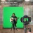 145cm*200cm Photography Background Collapsible Green Screen Chromakey Backdrop Pull-up Stand
