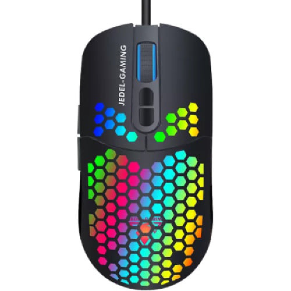 Jedel GM1110 7D 6400 DPI Optical Gaming Mouse W/ RGB Backlight