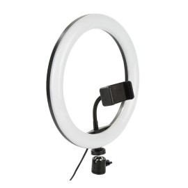 LC-16 LED USB Beauty Supplementary Selfie Ring Light Lamp with Phone Holder, Extendable Tripod Stand