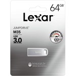 Lexar JumpDrive M35 USB 3.0 Flash Drive-Metal 64GB