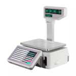 30kg TM-A series Electronic Barcode Label Printing Scales With Receipt Printer and Pole
