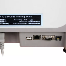 30kg TM-A series Electronic Barcode Label Printing Scales With Receipt Printer and Pole