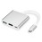 Type C to USB-C HDMI USB 3.1 Adapter Converter Cable 3 in 1 Hub For MacBook