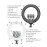 M22 Ring Light 22 inch with phone holder