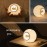 Silicone night light USB charging cat line ball music bedroom bedside with eye care nursing children sleep lamp