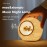 Silicone night light USB charging cat line ball music bedroom bedside with eye care nursing children sleep lamp
