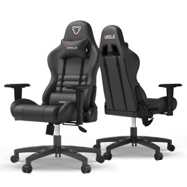 Furgle Gaming Chair Racing Style High-Back Office Chair COLORS( WHITE & BLACK)
