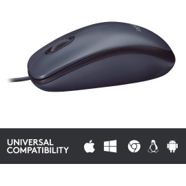 Logitech M100 Wired USB Mouse