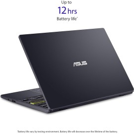 ASUS Notebook E210 11.6” Ultra Thin, Intel Celeron N4020 Processor, 4GB RAM, 128GB SSD, Windows 10 Home Star Black
