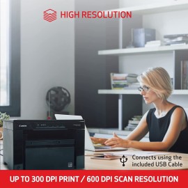 Canon imageCLASS MF3010 All-in-One Wired Monochrome Laser Printer, Black