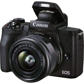 Canon EOS M50 Mark II (Black) + EF-M 15-45mm