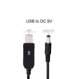 Cable USB Converter 5v to 9v 