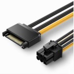 QC Cable Power SATA to PCI-e VGA