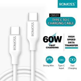 Romoss CB3211 1M Type-C to Type-C Cable 3A Fast Charge