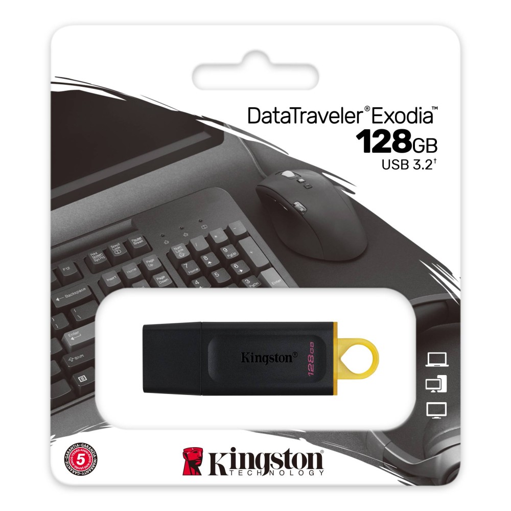 KINGSTON USB 3.2 FLASH MEMORY 128GB