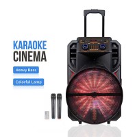 KARAOKA SPEAKER YB1502 15" 2 WIRELESS MIC